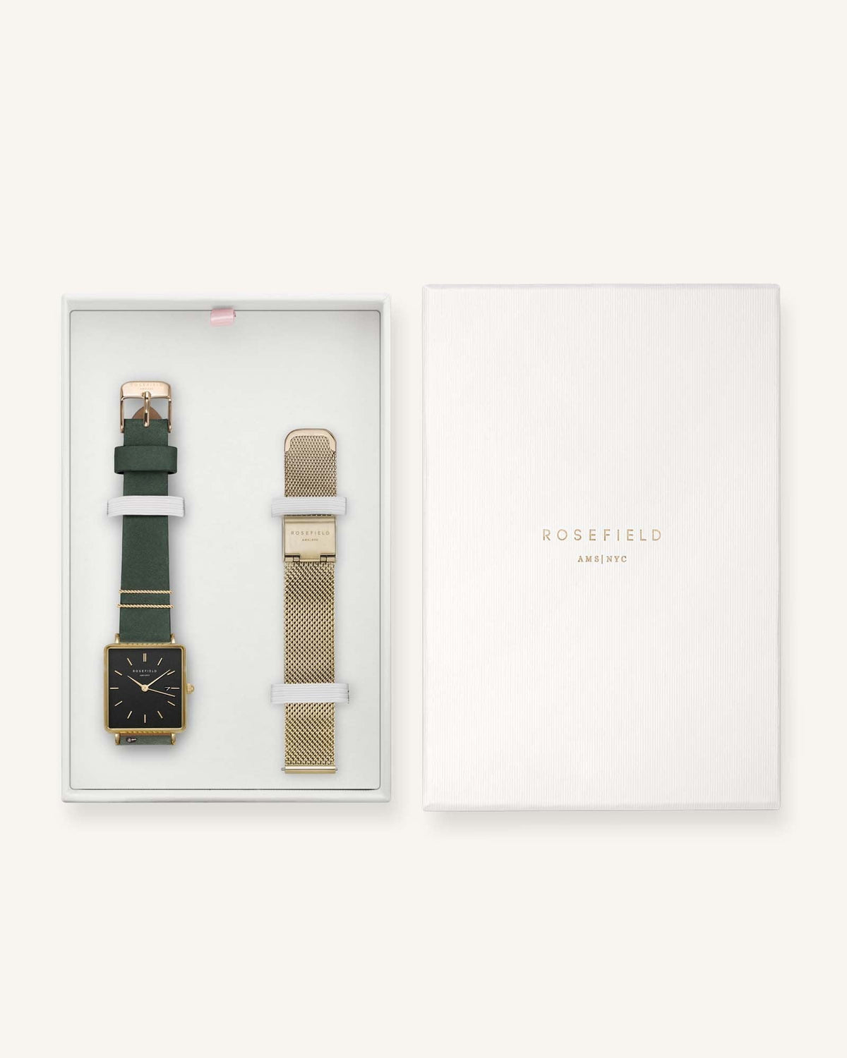 Boxy Black Forest Green + Strap Gift Set leftcolumn