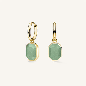 Geometric Jade Earrings JOGGG-J666,leftcolumn,