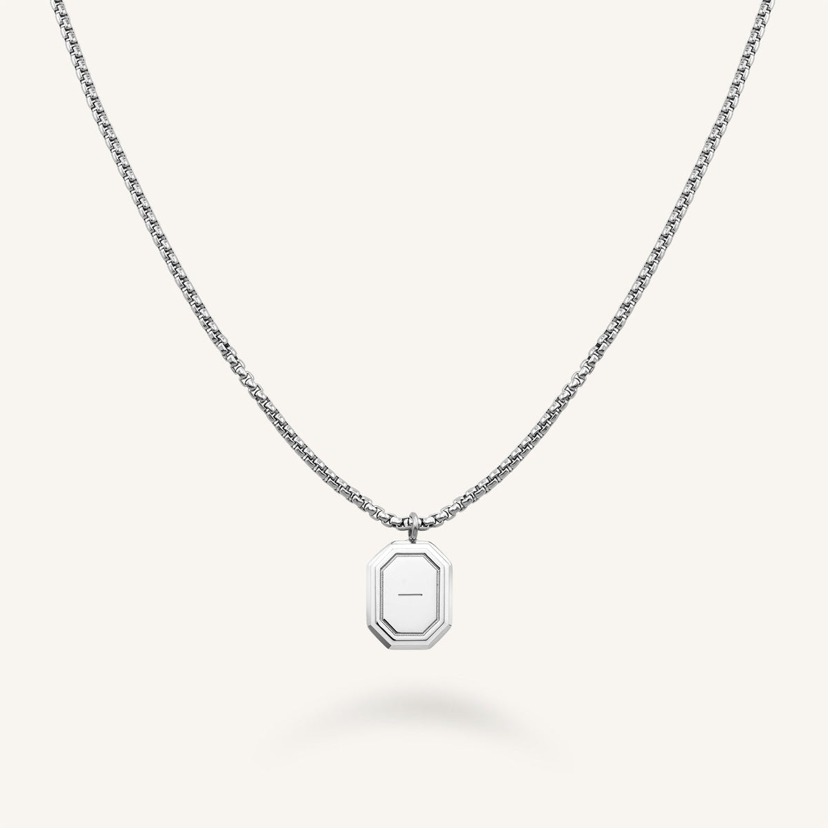 Octagon Enamel Necklace JNOCR-J856,leftcolumn