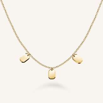 Triple Octagon Necklace JNTOS-J852,leftcolumn