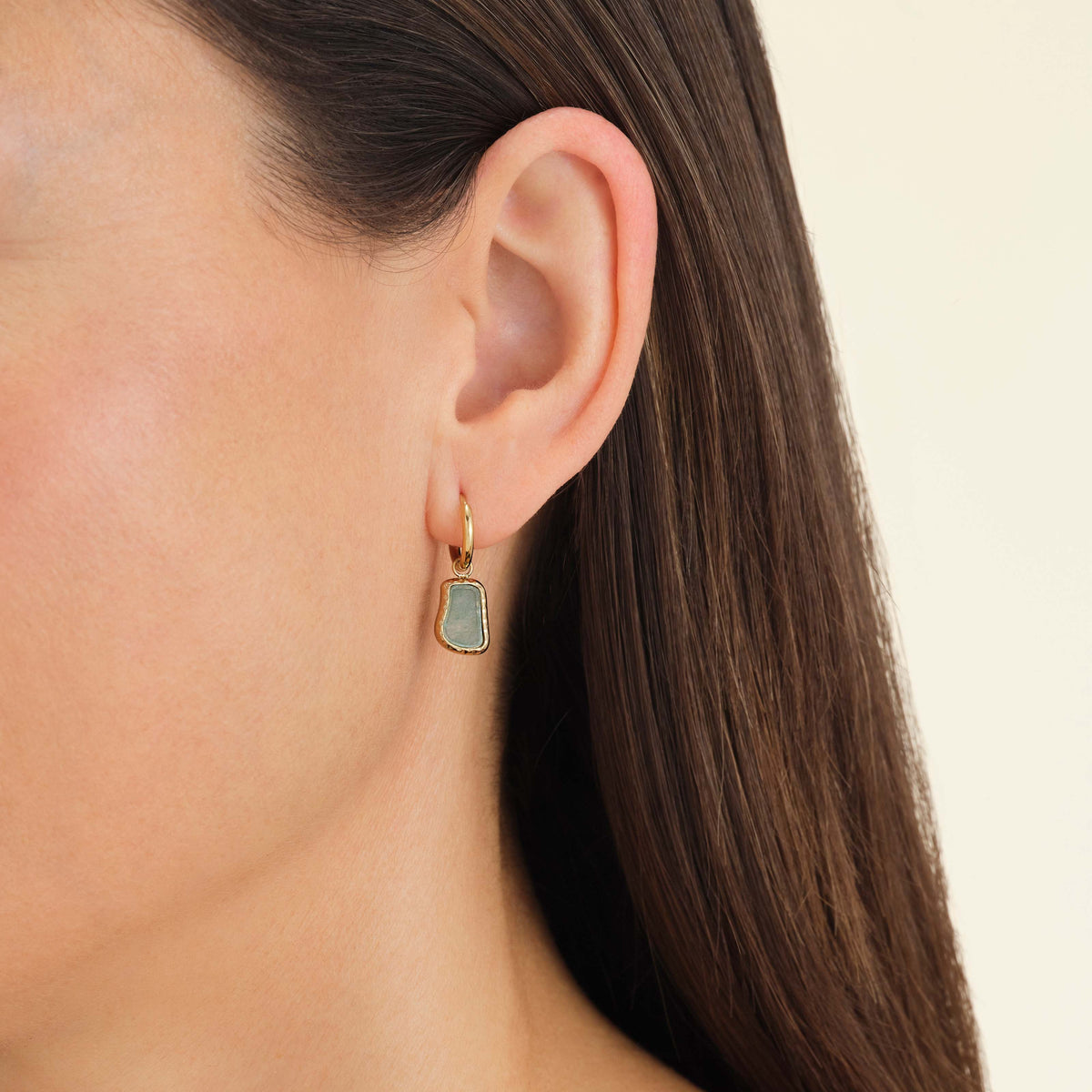 Organic Jade Earrings JEOGG-J660,leftcolumn,