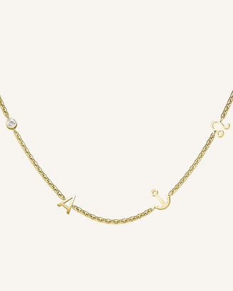 4 Charm Necklace N-Gold-4,leftcolumn