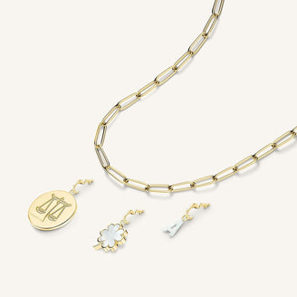 Pendant Chainlink Necklace JNRCG-J564,leftcolumn