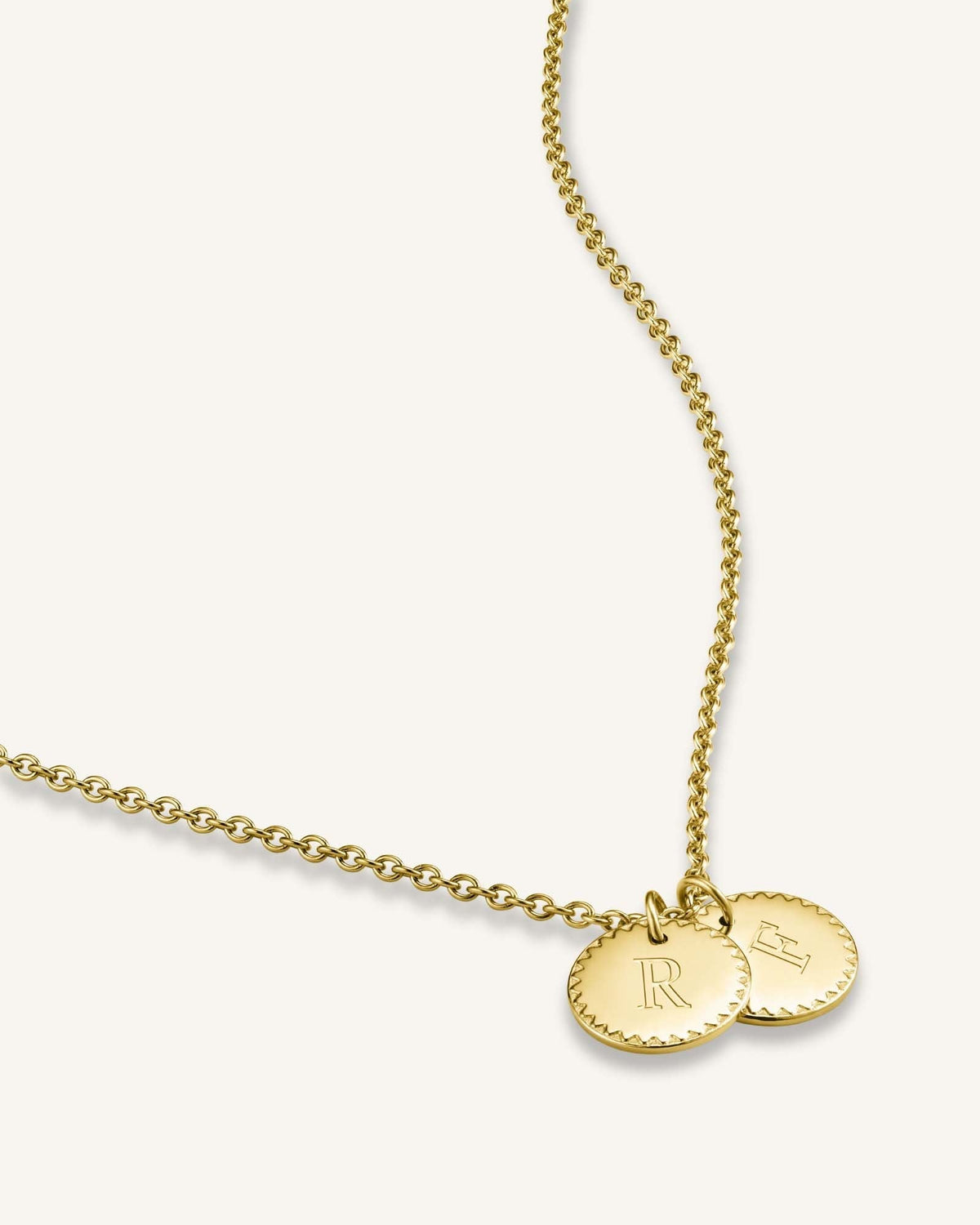 2 Coin Charm Necklace JN2CG-J511,leftcolumn,