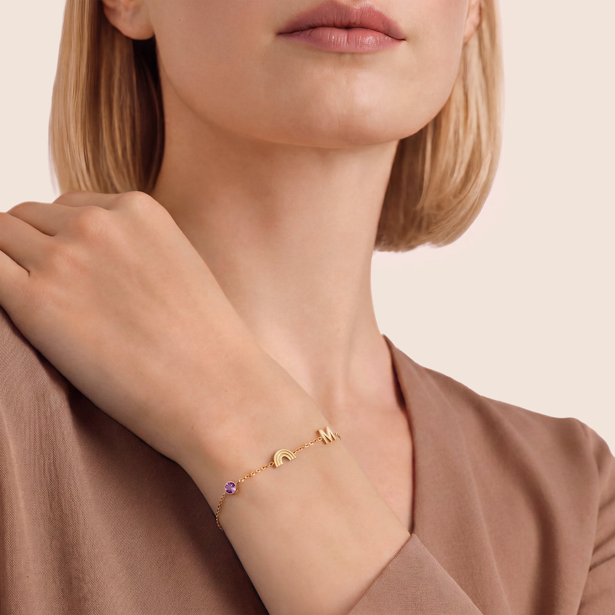 3 Charm Bracelet B-Gold-3,leftcolumn
