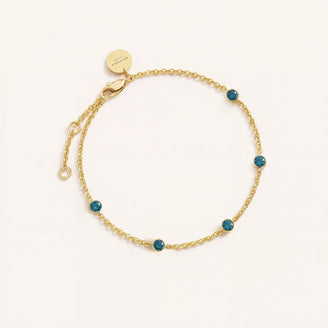 5 Birthstone Bracelet B-Gold-5,leftcolumn