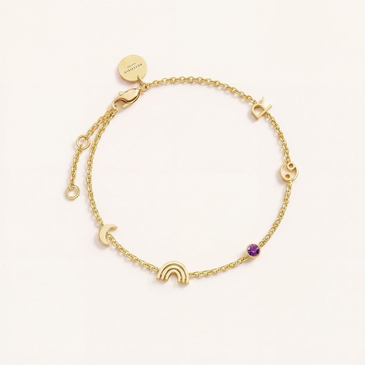 5 Charm Bracelet B-Gold-5,leftcolumn