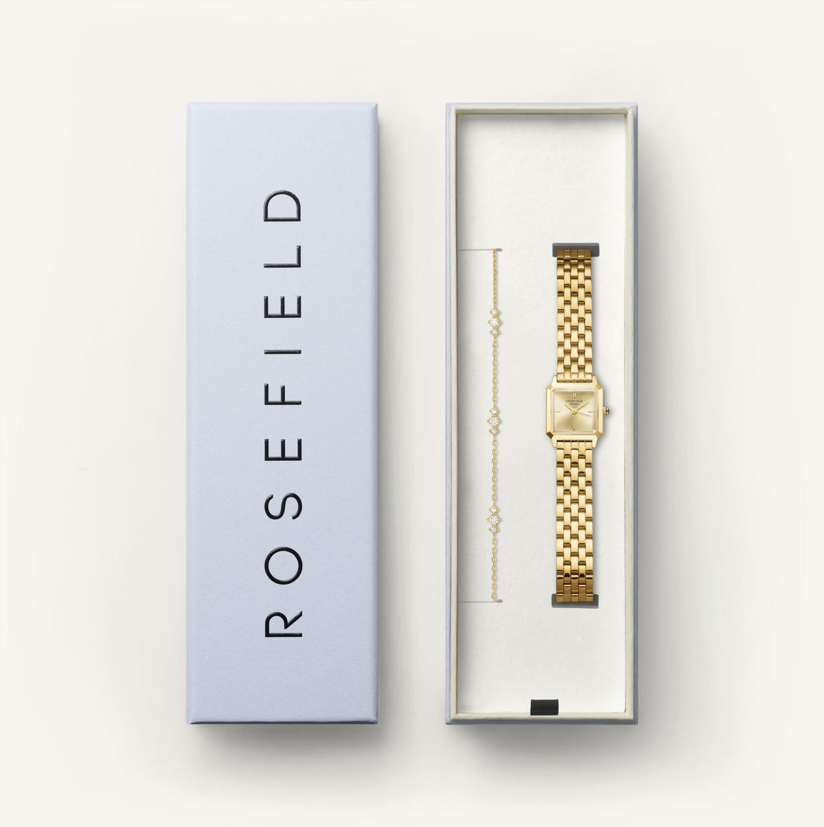 Boxelle Champagne + Triple Crystal Bracelet leftcolumn