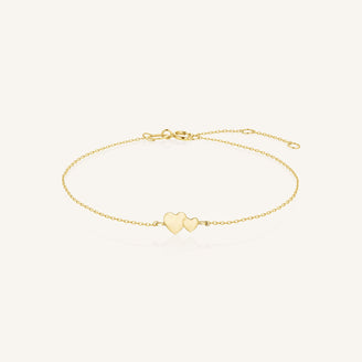 Duo Heart Bracelet leftcolumn
