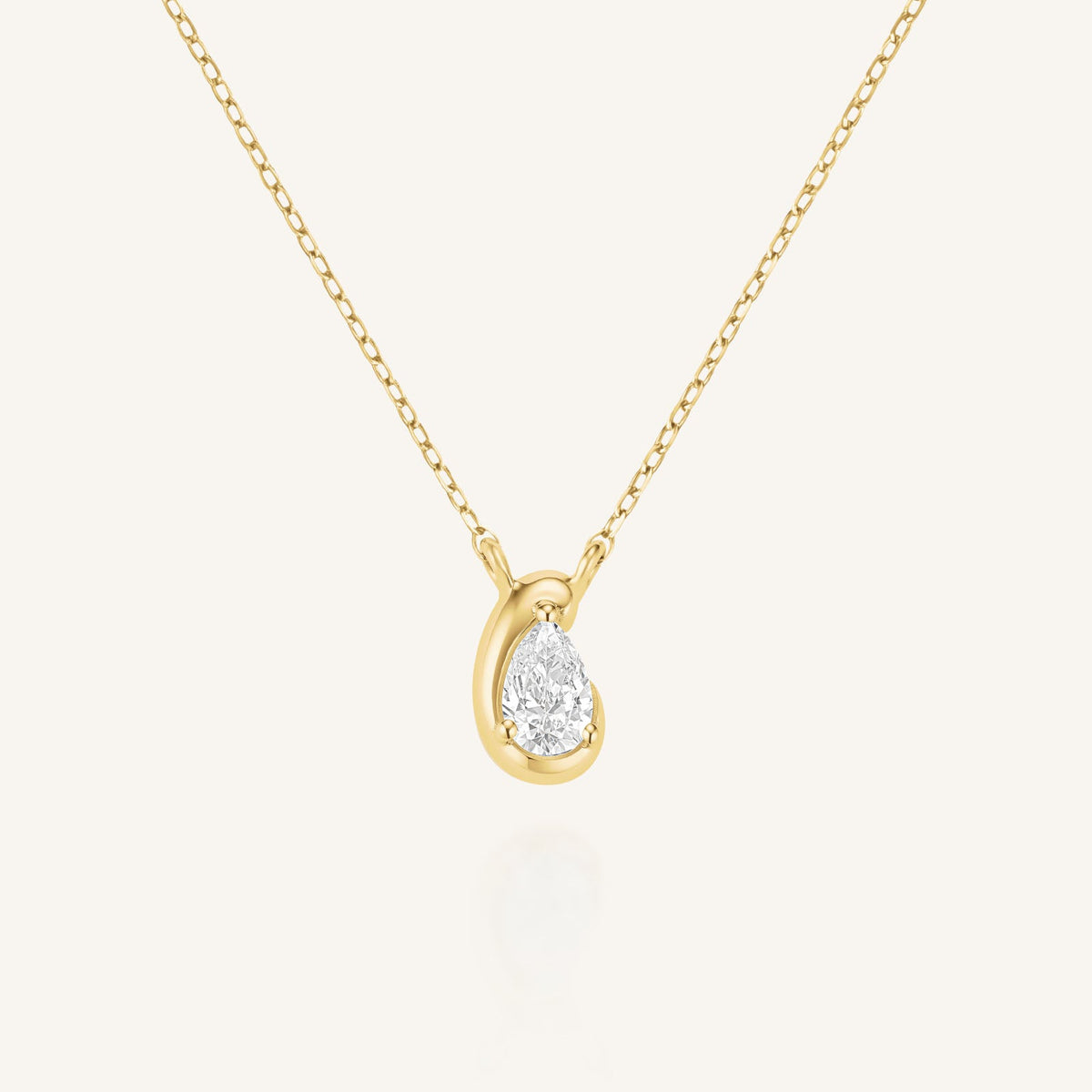 Luna Pear Necklace leftcolumn