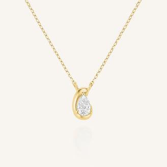 Luna Pear Necklace leftcolumn