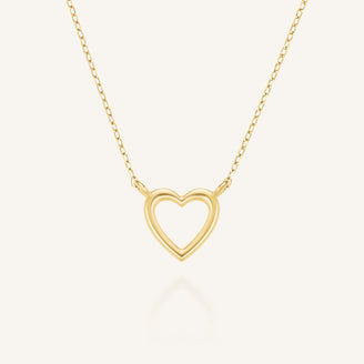 Halo Heart Necklace leftcolumn