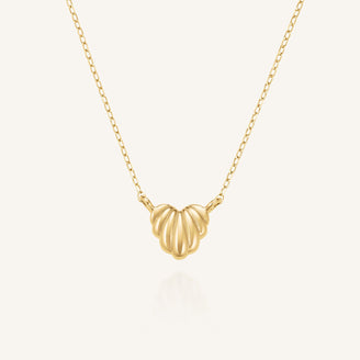 Fluted Heart Necklace leftcolumn