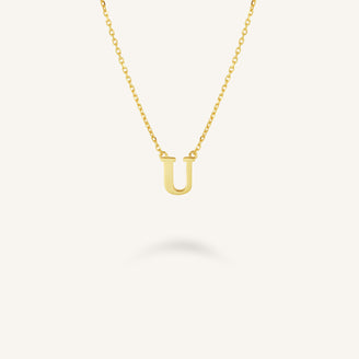 Initial Necklace U leftcolumn