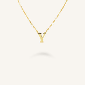Initial Necklace Y leftcolumn