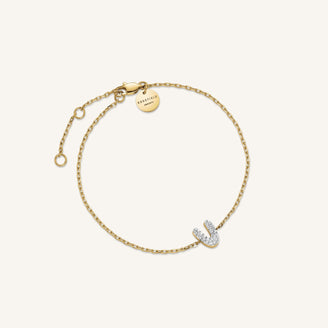 Crystal Letter V Bracelet leftcolumn