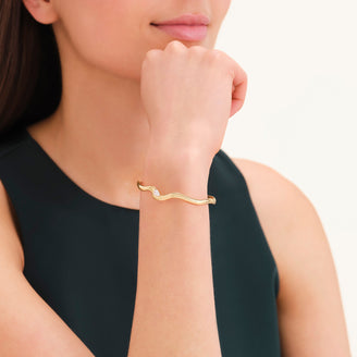 Marquise Wave Bangle leftcolumn