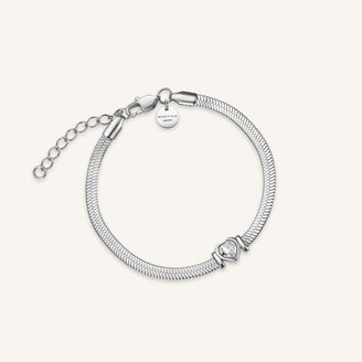 Snake Heart Bracelet Silver JBSWS-J1011,leftcolumn