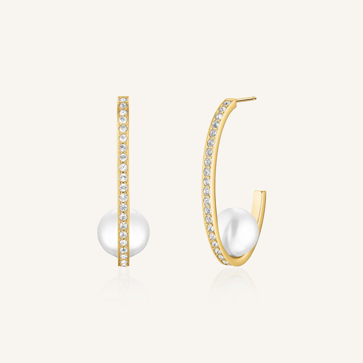 Statement Pearl Hoops leftcolumn