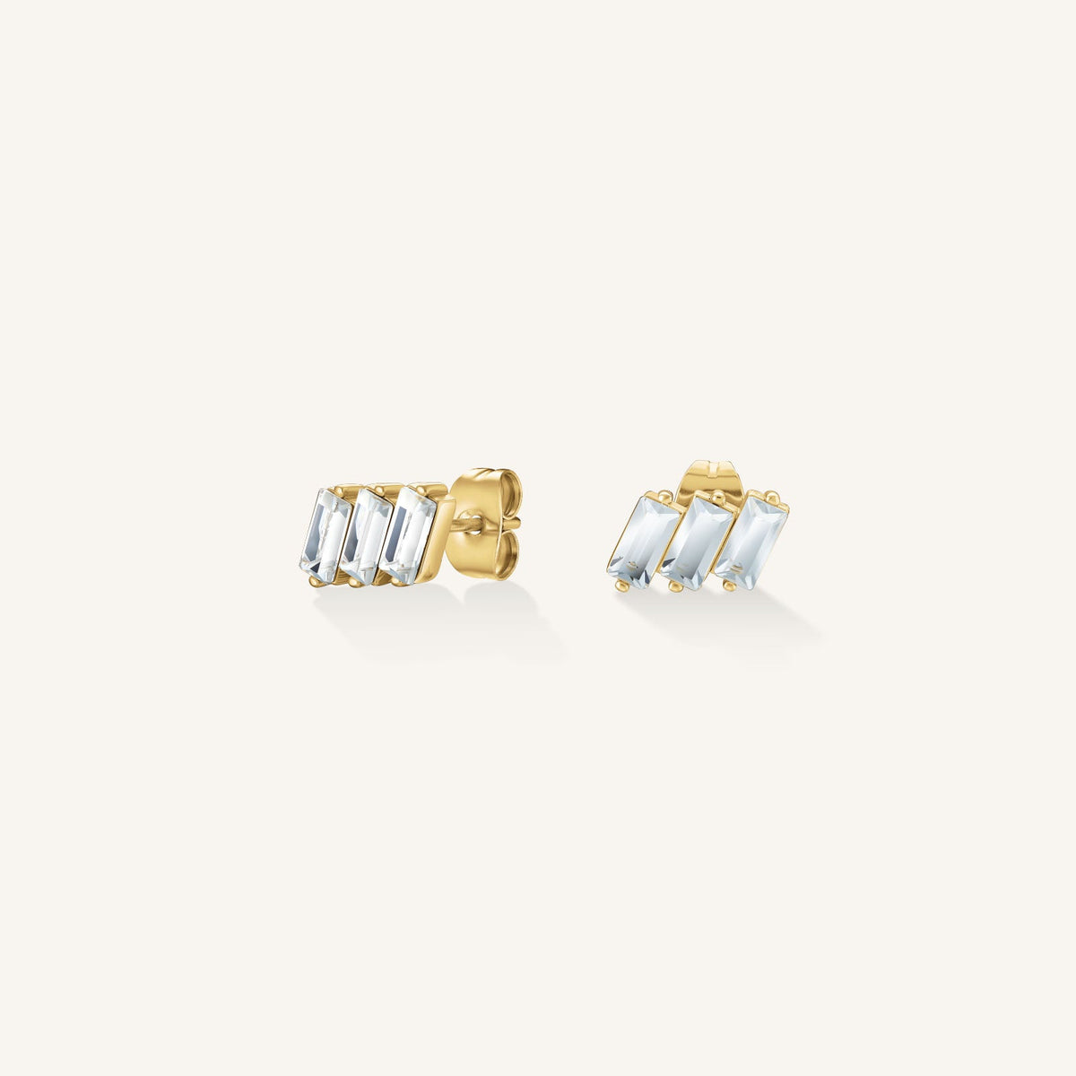 Triple Baguette Studs leftcolumn