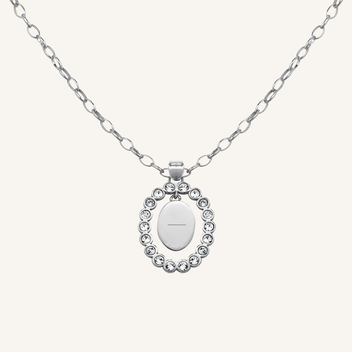 Oval Pendant Necklace JNCFG-J1145, leftcolumn