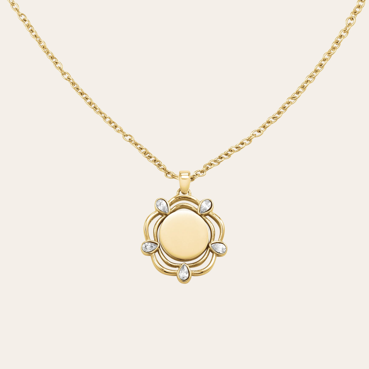 Coin Drop Necklace JNCPG-J1149,leftcolumn