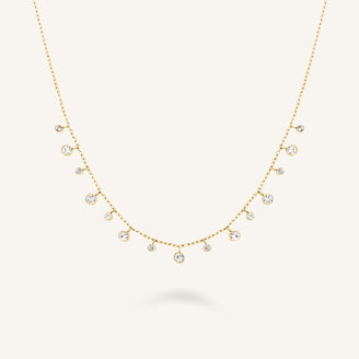 Multi-Crystal Necklace leftcolumn,