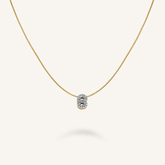 Crystal Letter B Necklace leftcolumn