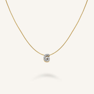 Crystal Letter G Necklace leftcolumn