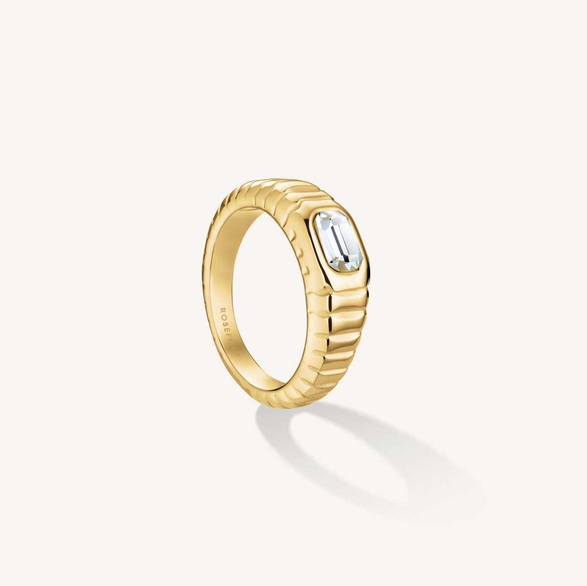 Octagon Ridged Ring leftcolumn