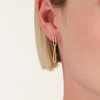 Paperclip Dangle Oorknopjes leftcolumn