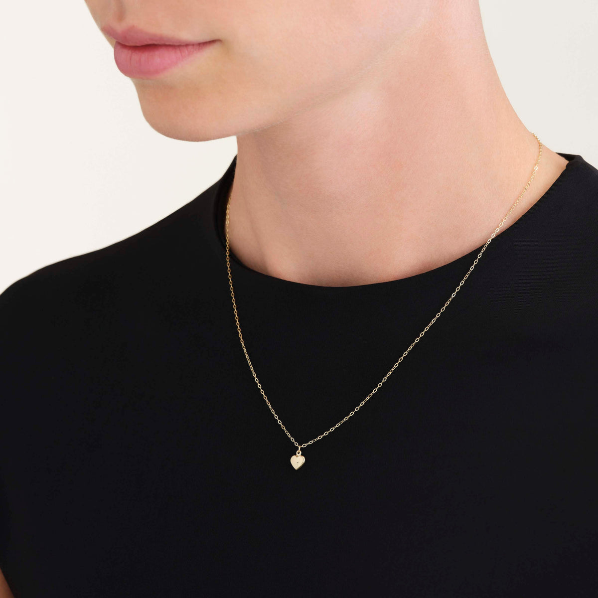 Heart Charm Necklace leftcolumn