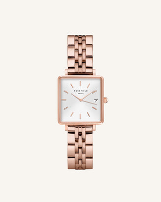 rose gold watch The Boxy XS Rosefield, leftcolumn